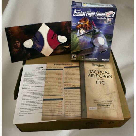 Logitech Attack 3 USB Joystick+Combat Flight Simulator 3 PC Game COMPLETE Tested - Picture 7 of 10